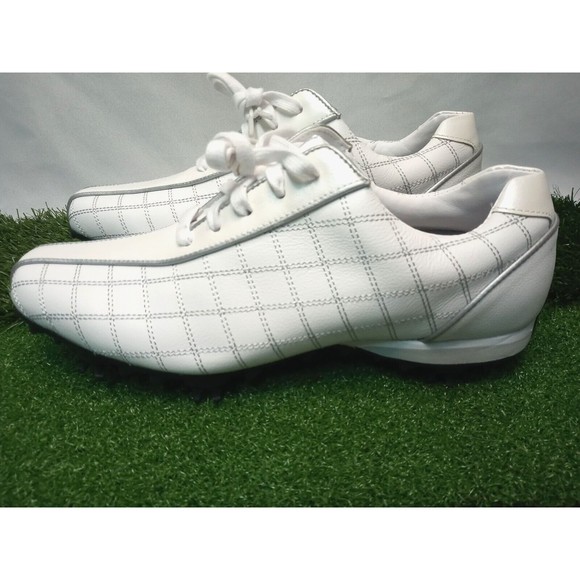 FootJoy Shoes - FootJoy LoPro Women's Sz 9 Golf 97199 M2N White Gray Soft Spike